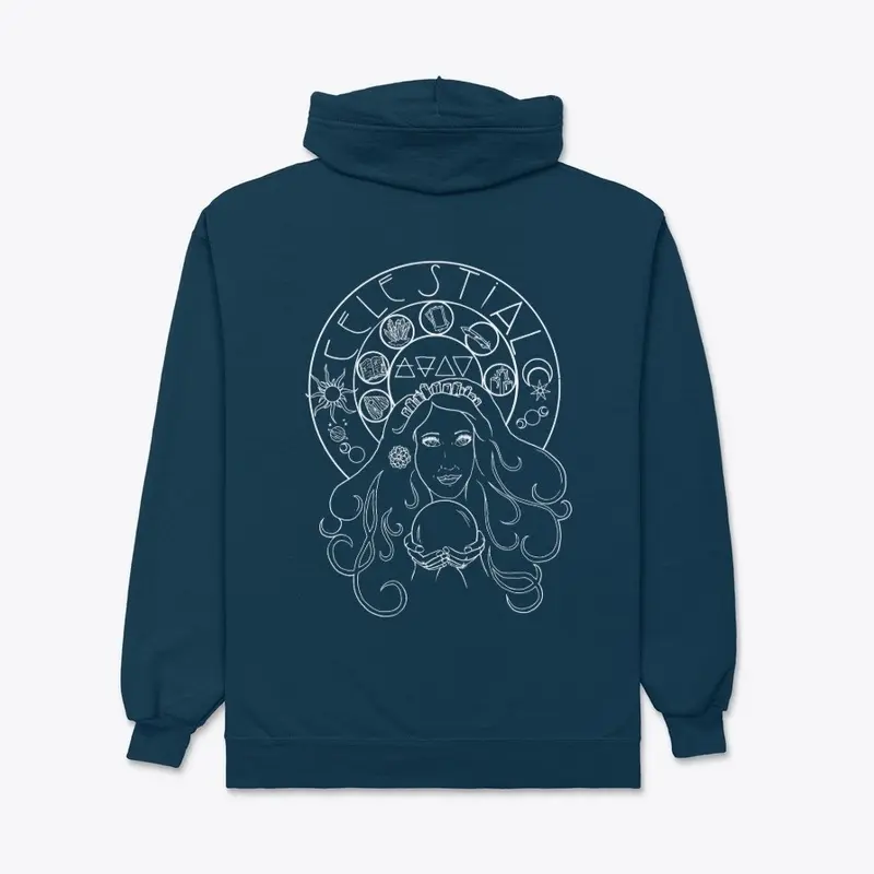 Celestial Tarot Reader Zip Up